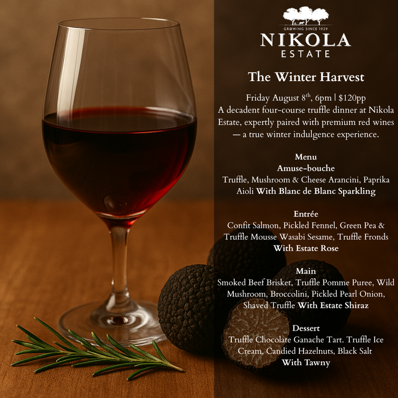 The Winter Harvest - Truffle & Red Wine Event