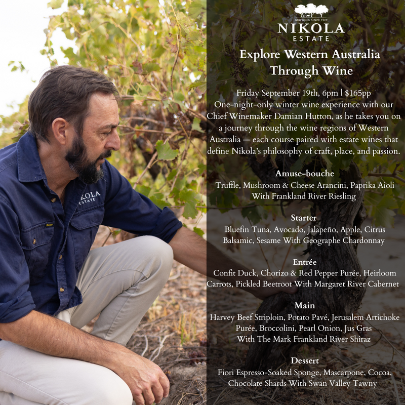 Explore Western Australia Through Wine - Damian Hutton Wine Event
